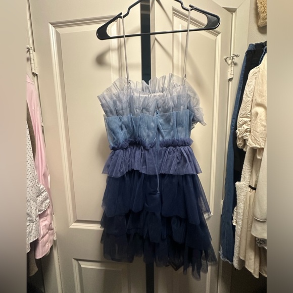 STORIA Color Block Tulle Dress - Picture 4 of 5